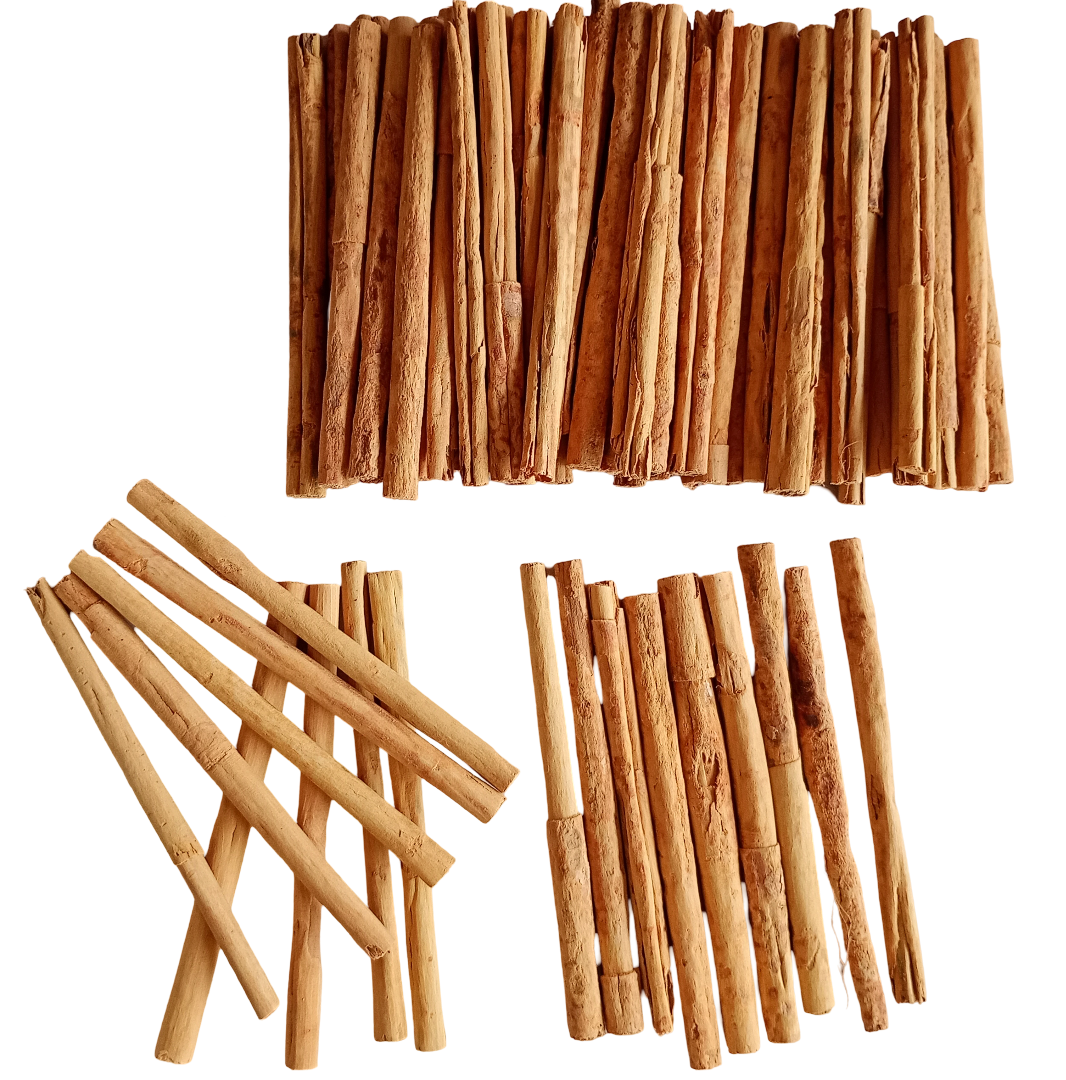 Alba Supper Grade Ceylon Cinnamon Sticks - 5" fine cut, 100g (3.5oz) - True Cinnamon, 100% Natural, Organic, Pure Cinnamon, Premium Grade