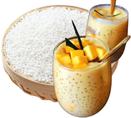 SAGO CASSAVA PEARLS, TAPIOCA SAGO, 100g, PREMIUM GRADE, 100% NATURAL, UK SELLER, Free Shipping in UK