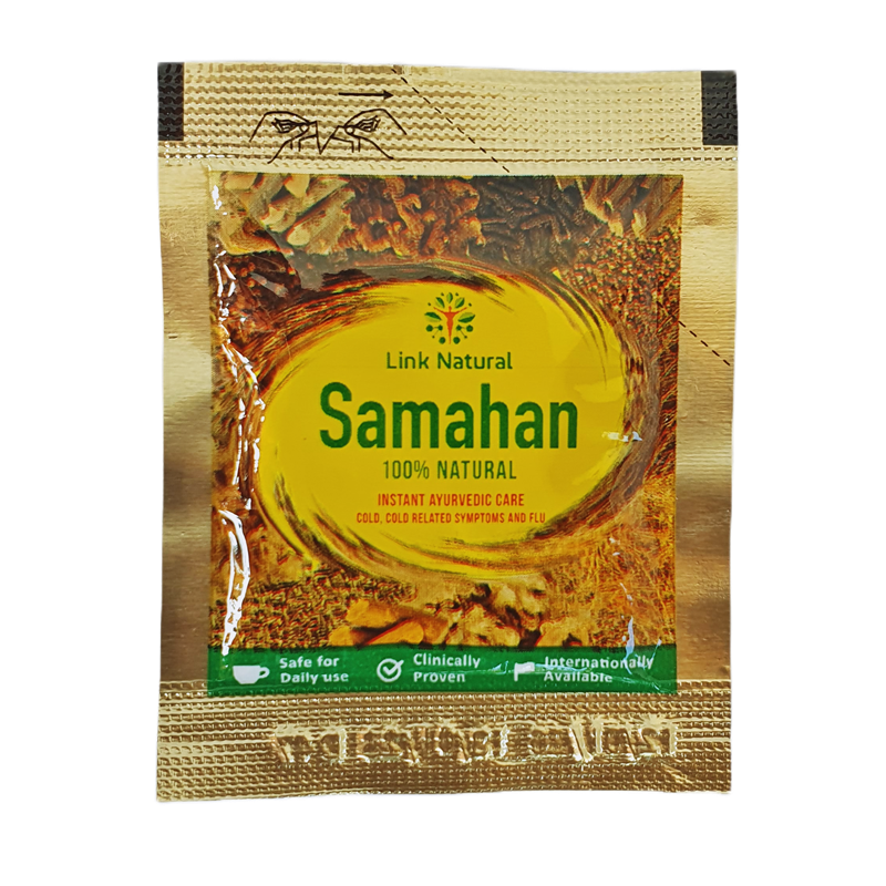 Link Samahan Herbal Tea Pack of 10 Tea Bags (10 Sachets) Ayurvedic Herbal drink, 100% Natural, Premium Quality