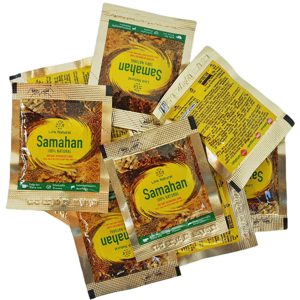 Link Samahan Herbal Tea Pack of 10 Tea Bags (10 Sachets) Ayurvedic Herbal drink, 100% Natural, Premium Quality