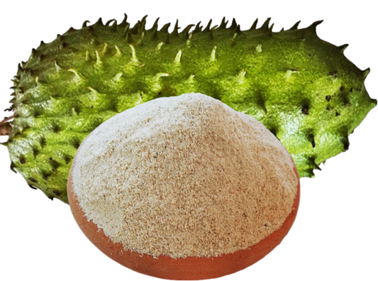 Soursop Fruit Powder, 200g, in Resealable Pouch, Dehydrated 100% Pure & Natural, Grade A Healthy Tasty Fruit Powder