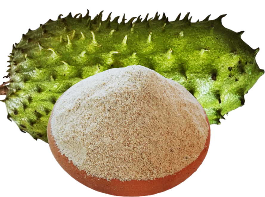 Soursop Fruit Powder, 200g, in Resealable Pouch, Dehydrated 100% Pure & Natural, Grade A Healthy Tasty Fruit Powder